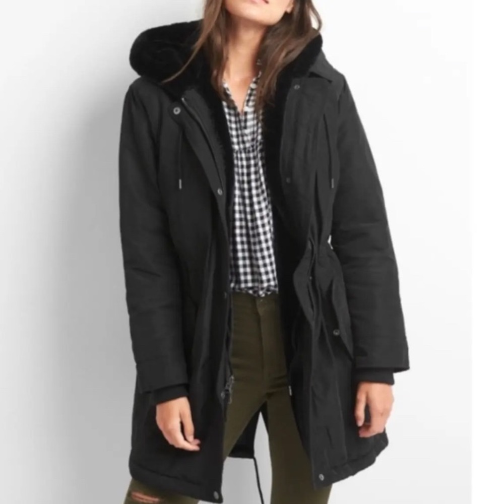 Gap Faux Fur Hooded Parka